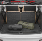 Trunk Mat & 3rd Row Backrest Mats for 2020-2026 Ford Explorer | 6&7 Passenger Cargo Mat Cargo Liner Seat Back Cover Protector TPE All Weather Trunk Liner 2025 Explorer Accessories - Image 7