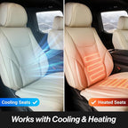 Coverland Premium Custom Fit Truck Car Seat Covers Full Set Seat Waterproof | Airbag Compatible Non-Slip Seat Cover for 2019-2026 RAM 1500 Crew Cab [Beige - Size Chart X97] - Image 5