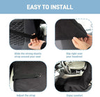 Waterproof Car Seat Cover Towel, Universal Fit Seat Protector for Cars and Small SUVs Anti-Slip Front Seat Protectors for Gym, Pets & Travel, Black, Machine Washable - Image 6