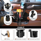Phone Holders for Your Car, 2 in 1 Adjustable Stable Car Cup Phone Holder | Secure Hold, Multi-Scenario Use for Drivers, Commuters & Road Trips, Universal Fit for Up to 5.31'' Drinks/Mugs/Foods - Image 4