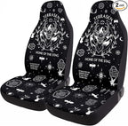 GENANY Roses Car Seat Covers Set of 2, Horror Breathable Front Seat Covers for Truck Sedan SUV, Couple Car Accessories, Horror Gift for Women Men by GENANY