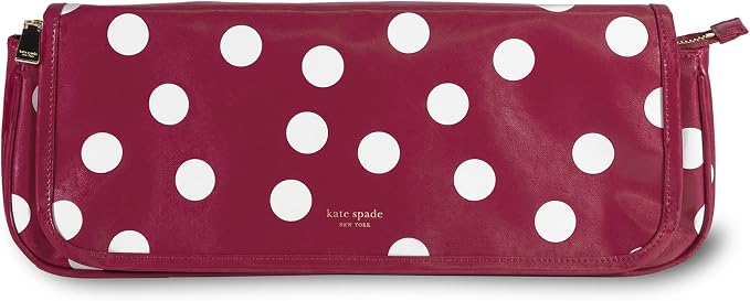 kate spade new york Hair Tool Organizer Bag, Julie Dot | Leatherette Travel Bag for Hair Dryer, Curler, Straightener, or Air Styler with Built in Heat Resistant Mat by Unknown