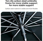 [2026 Upgrade] Windshield Sun Shade Umbrella for Honda Civic 2006-2026 | Windshield Sun Shade, Foldable Umbrella Reinforced 10-Rib Frame, UV Block Protection Front Window Car Sun Shade - Image 4