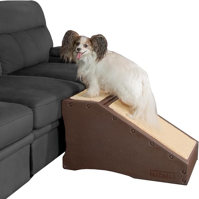 Pet Gear Stramp Stair and Ramp Combination for Dogs/Cats, Espresso | Easy Step, Lightweight/Portable, Sturdy, Easy Assembly (No Tools Required) - Image 2