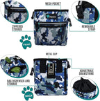 PetAmi Dog Treat Pouch, Pet Treat Pouch for Training, Dog Walking Bag Holder for Kibbles, Pet Food Toy, Dog Trainer Essentials Supplies, Poop Bag Dispenser, 3 Ways to Wear (Camo Blue) - Image 3