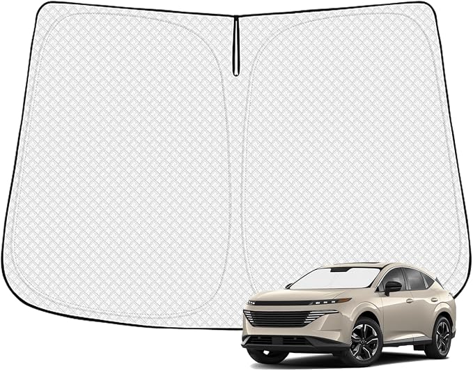 Canvcle Windshield Sun Shade for 2025-2026 Nissan Murano Accessories Thicken 6-Layer Front Window Sunshade Cover Sun Visor Protector Foldable Block UV Rays Keep Vehicle Cool by Canvcle