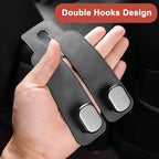 Amelity Car Headrest Hooks, Purse Hook for Car 2 Pack Gray | Universal Car Interior Accessories for Women, Available in 2/4 Pack, Storage Hanger Holds Purses, Backpacks, Grocery Bags - Image 3