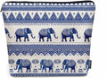 Elephant Cosmetic Bags For Women, Ethnic Geometric Elephant Roomy Makeup Bag Toiletry Bag Accessories Organizer Storage Bags Makeup Pouch For Travel Business Gym Camping Bathroom, Blue by Unknown
