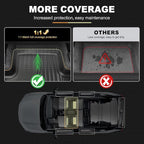 AOMSAZTO Floor Mats for Toyota RAV4 Hybrid 2026, with Door Sill Protector | Not for PHEV, Custom Fit Floor Liners All-weather Protection Full Coverage Car Mats Door Sill Guards 2026 RAV4 Accessories - Image 7