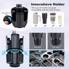 Cup Holder Phone Mount, 2 in 1 Universal Cup Holder Expander with Long Arm 360°Rotation Cup Phone Holder for Car Fits All 4-7” iPhone Galaxy Smartphones and Most Truck Bottles - Image 4