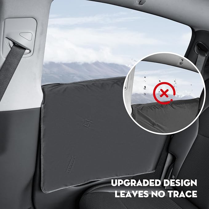 2PCS Dog Car Door Protector for Tesla Model Y & Model 3 (29.2'' x 21.5") | Vehicle Door Covers for Car/SUV/Truck Universal Size Waterproof Scratchproof Guards Your Car from Dog Scratching - Image 4