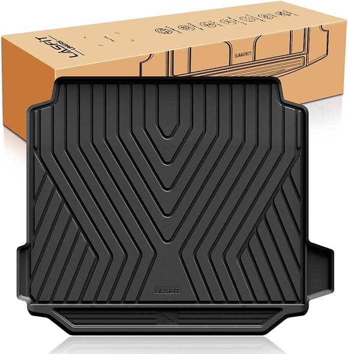 LASFIT Trunk Mat for BMW X5 2019-2026 5-Seat Models | Without Luggage Compartment Package, Not Fit 7 Seats, All Weather TPE Custom Fit Cargo Trunk Liner, Black by LASFIT