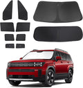 TINGLU Window Shades for Hymdai Santa Fe 2024-2026 Accessories Car Side Full Windows Rear Triangular Windshield Sun Shade Sun UV Rays & Privacy Protection for Camping 10PCS by TINGLU