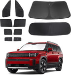 TINGLU Window Shades for Hymdai Santa Fe 2024-2026 Accessories Car Side Full Windows Rear Triangular Windshield Sun Shade Sun UV Rays & Privacy Protection for Camping 10PCS by TINGLU