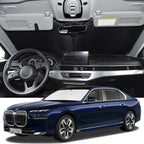 Windshield Sunshade for BMW 7-Series 2023-2026 Sun Shade | Upgrade 4 Layers Blocks UV Rays Custom Fit 7-Series 240T Car Window Shades Front Windshield Keep Cool Foldable by ZOIBVCARSUNSHADE