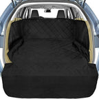 Veckle SUV Cargo Liner for Dogs - Trunk Cover with Bumper Flap Protector | Waterproof Pet Cargo Cover with Side Flaps, Dog Car Seat Cover with Non-Slip Trunk Mat, Prevents Scratches Pet Hair Mud Dirt by Veckle