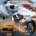 All Weather Floor Mats Floor Liner Waterproof Rug for Ford Ranger 2019-2023 | 3D Laser Precision Fit Waterproof Durable Non-slip Odorless Front Rear Full Sets Trunk Tray Carpet Liners Accessories - Image 2
