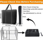 LWFCOEE Dog Playpen Storage Bag, 24/32/40 Inch Waterproof Heavy Duty Dog Fence Travel Bag with Handle for RV Trip, Fits 8 Panels Dogs Pen and 9 Stakes, 40.5"x28.6"x6.5" - Image 2