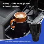 Dickno Cup Holder Expander for Car, 4 Inch Car Cup Holder Expander Adapter, Detachable Expander Car Coffee Mug Adapter Organizer, Car Cup Holder for 32-50 oz Bottles & Cups - Image 6