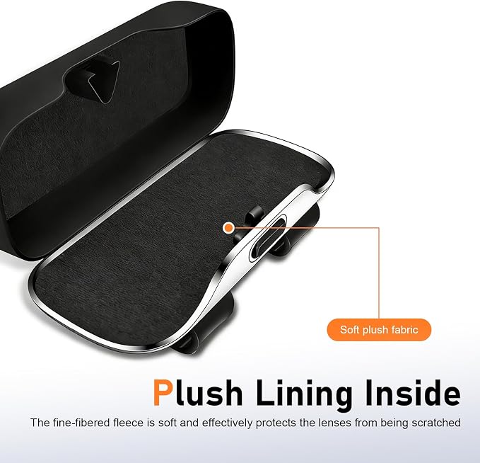 Car Visor Sunglass Holder, ABS Anti-scratch Eyeglasses Protection Case, Multi-function One-press Open Storage Box, Sun Visor Organizer Accessory for Most SUVs Sedans Trucks (Gray) - Image 5