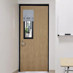 RYB HOME Classroom Door Window Cover Lockdown Shades Blackout, No Drill | Privacy Sidelight Glass Door School Office Blinds, Room Darkening Blocks Views, Portable Curtains, W12 x L30, 1 Panel by RYBHOME