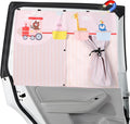 Magnetic Car Window Shades for Baby 1 Pack Cartoon Sun Shade for Side Window Double Layer UV Protection No Suction Cups Required Car Curtains for Toddlers, Fits Most SUVs & Sedans (Pink) by Unknown