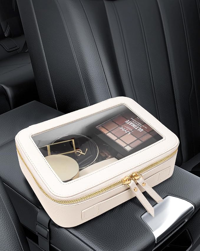 Clear American Mahjong Tile Bag, Travel Makeup Bag Cosmetic Organizer Case Waterproof Skincare Toiletry Bag with Zipper Portable Make Up Pouch Compact Car Organizer Bag for Essentials - Image 3