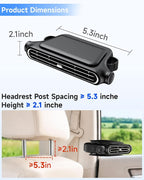 2026 NEW Car Seat Fan, Invisible Car Headrest Cooling Fan, USB Backseat Fan Portable Vehicle Design with 3 Adjustable Wind Speeds for Most Cars Vehicle Jeep Van RV Truck - Image 5