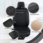 ZONETECH Cooling Car Seat Cushion - Black Automotive Adjustable Temperature Comfortable Cooling Car Seat Cover (1 Pack) - Image 3