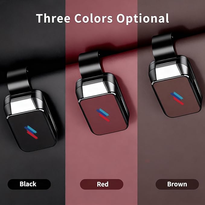 1 Pack Car Sunglass Holder Fits for BMW X3 X5 X7 X1 iX X6 X2 X4 | for BMW 4 3 5 7 2 8 Series Z4 XM, Car Visor Glasses Holder Durable Sunglass Holder Clip Car Interior Accessories (Red) - Image 8