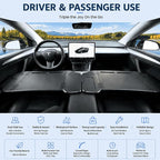 Car Desk for Tesla Model 3 Y, Foldable Tesla Desk for Laptop, Car Table Tray for Tesla Passenger Seat, Tesla Table Travel Tray for Kids, Food & Tablets, Tesla Tray Long Trip Essentials - Image 3