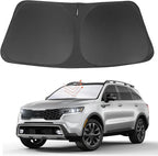 Front Windshield Sun Shade Foldable Car Front Window Sun Shade Windshield Shade Custom Fit for 2021-2025 2026 Kia Sorento SUV Block UV Rays Accessories Heat Keep Cooler by FannycCargoCover