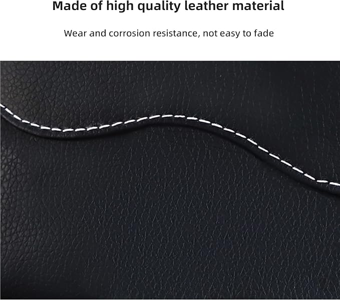 SUJADE YAKEFLY Car Seat Side Pocket Organizer, PU Leather Cell Phone & Sunglasses Holder, Gap Filler, Mini Storage Bag - Image 6