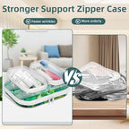 Clear Hard Shell Zipper Cases(3 Packs), Plastic Hard Sided Zippers Pouches Clear Hardshell Pencil Case For Storage, Diaper Bag Organizer Bliss Bins 2*Small/1*Medium - Image 6