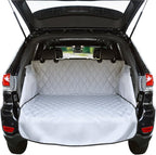 Jumbl Cargo Liner for SUV's and Cars, Waterproof Material, Non Slip Backing, with Side Walls Protectors, Extra Bumper Flap Protector, Large Size - Universal Fit by Jumbl