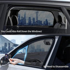Mesh Car Side Window Shades with Magnets,Block UV Protection Cars Privacy Shades,Privacy Curtains for Napping Mosquito Repelling,Front Window Covers for Car - Image 4