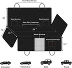 Dog Car Seat Cover, Waterproof Nonslip Pet Seat Cover for Back Seat with Storage Pockets Mesh Visual Window, Heavy Duty Scratchproof Pet Dog Seat Cover Hammock for Cars Trucks and SUVs - Image 5