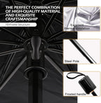 Windshield Sun Shade, Sun-Proof and Heat Insulation Retractable Automatic Opening Parasol, Interior Anti-Aging Privacy Protection Cover, Universal Summer Accessories for Cars (Silver) - Image 3