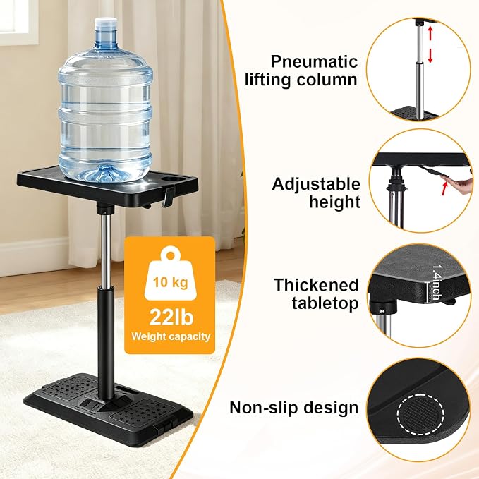 Car Desk for Laptop, Adjustable Car Seat Tray Table for Seat Food Eating, Essentials Laptop Stand for Long Trips - Image 3