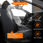 MINGBRON Car Seat Covers,Car Seat Protector Waterproof,Seat Covers Full Set, Car Seat Protectors,Automotive Seat Covers Fit for Most Cars Black - Image 7