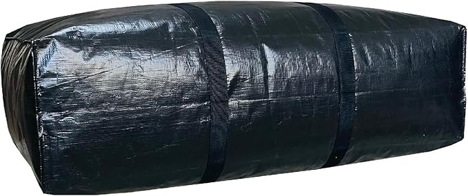 YiKitHom Extra Large Storage Bags, Jumbo Moving Storage Bags Heavy Duty, Foldable Big Blue XL Duffle Bag for Travel - Image 6