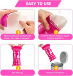 Disposable Urine Bag for Travel - 900ML Portable Pee Bags for Women Men 8/12/20/24/28 PCS Emergency Vomit Bags Urinal Toilet for Car Camping, Road Trip,Traffic Jam, Pregnant, Kid, Patient - Image 6