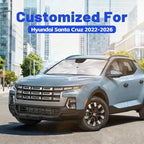 Car Windshield Sun Shade Umbrella for Hyundai Santa Cruz 2022-2026, 1:1 Fit | [Reflective Coated Fabric] Car Shades Sun Visor Keep Car Cool and Protects Interior, Sunshade Umbrella for Front Window - Image 2