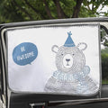 Magnetic Car Sun Shade Curtain for Side Window – Sun Blocker and UV Protector for Baby, Kids, and Pets – Universal Fit with Built-in Magnets for Steel-Framed Door (Be-Awesome Bear) by Unknown