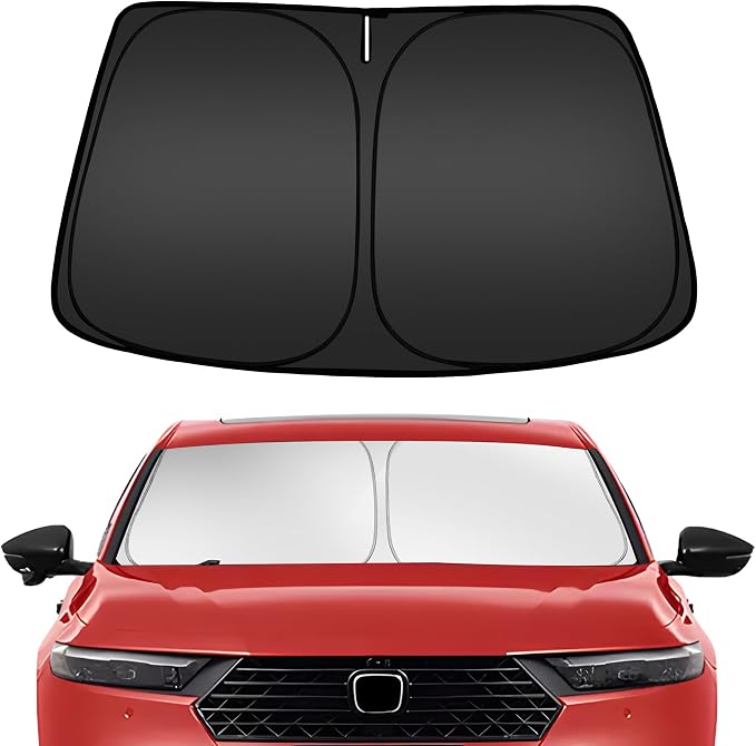 ARISMOTOR Windshield Sun Shade for Honda Accord Sedan 2018-2026 | Custom Fit, Foldable, Front Window Sunshade Sun Visor Protector, Block UV Rays, Keep Car Cooler by ARISMOTOR