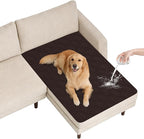 100% Waterproof Dog Bed Cover Pet Blanket, Chocolate+Coffee,42"x50" | ,7-Layer Reversible Couch Covers for Dogs Met for Sofa Furniture Car Camping by Unknown
