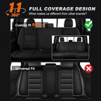 AOMSAZTO Custom Fit Seat Covers for Ram 2500 2019-2026 Full Set Black | Pickup Truck Seat Covers Waterproof faux leather, Breathable comfort, Airbag Compatible, Front covers only fit bucket seats - Image 7