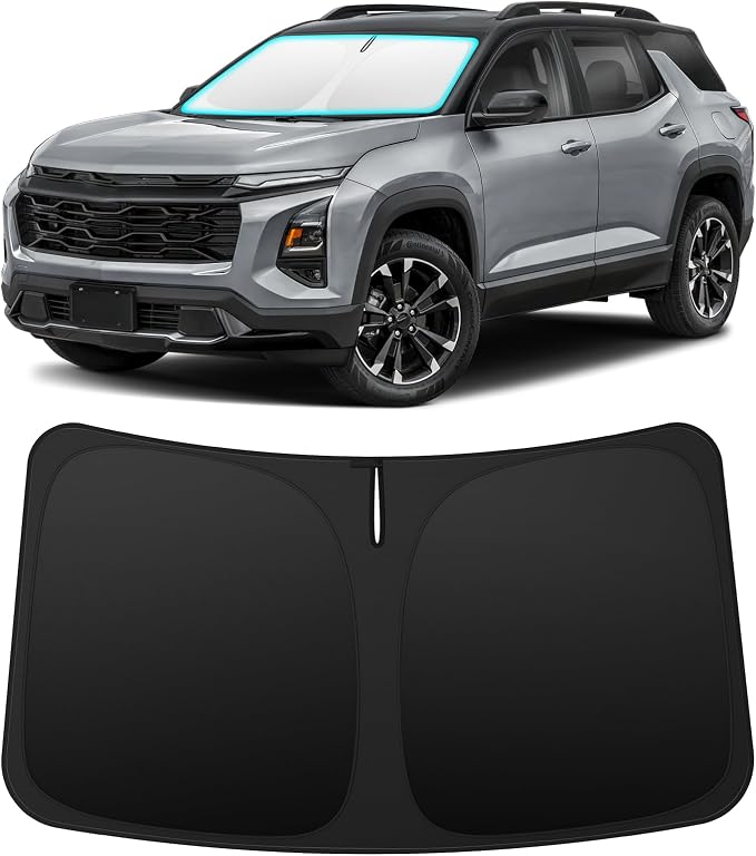INSAUTO Custom Fit Windshield Sun Shade for Chevrolet Equinox 2025 2026 | Foldable Front Window Sunshade Car Accessories, UV & Heat Reflector, Keeps Interior Cool, Includes Storage Bag by INSAUTO