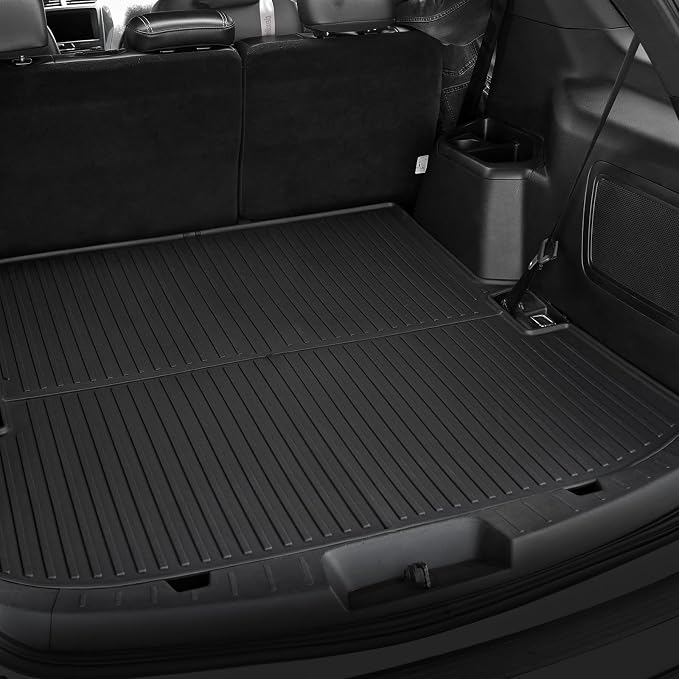 Cargo Mat for Ford Explorer 2015-2019 Accessories | All Weather TPE Cargo Liner, Non Slip & Odorless & Scratch Proof Trunk Mat, Quick Clean by JOULARISE