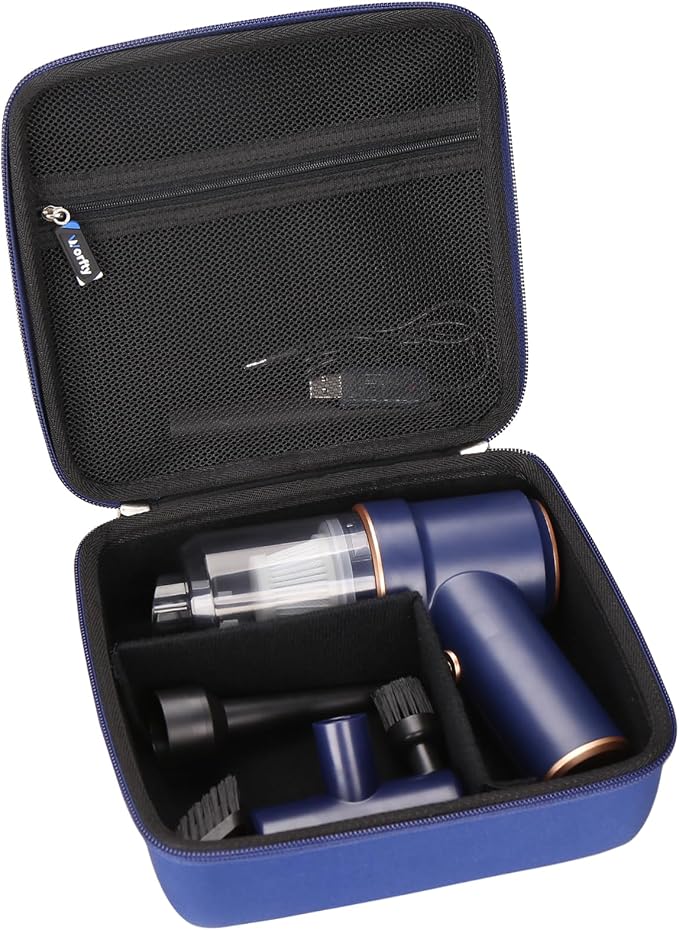 Hard Travel Case for KMM Handheld Car Vacuum Cleaner, Portable Auto Vacuum Cleaner Accessories Storage Bag Carrying EVA Case for KMM LT-117C 9000Pa Air Duster(Box Only) - Image 7